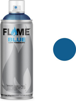 Flame Blue Σπρέι Βαφής Cream Blue Dark Ματ 400ml