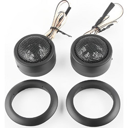 CTC-T120 Σετ Tweeter Αυτοκινήτου Στρογγυλά 1" 35W RMS 6dB
