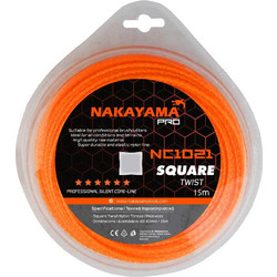Nakayama Twist Square NC1020 Μεσινεζα Τετράγωνη 2mm x 15m