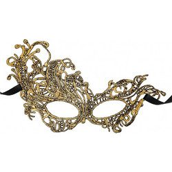 Eclipse Aurore Gold Fetish Mask
