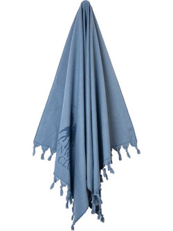 Greenwich Polo Club 3795 Πετσέτα Παρεό Θαλάσσης Microfiber Μπλε 90x170cm