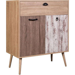 Fylliana Lounge Παπουτσοθήκη Ξύλινη Sonoma Μ78xΠ37xΥ92cm 271-123-062