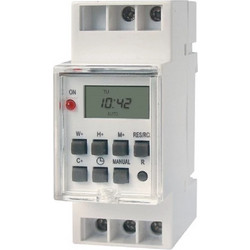 GETI Timer socket on DIN rail digital weekly (GE2)