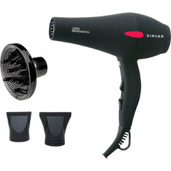 Singer HD1711 Πιστολάκι Μαλλιών με Φυσούνα 2000W