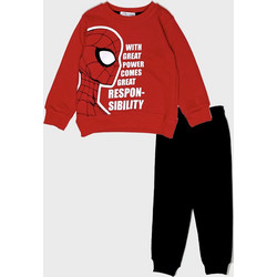 Action Παιδικό Σετ Φόρμας Μαύρο Κόκκινο Spider-Man 123-20016