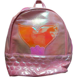 Παιδικό backpack σακίδιο πλάτης ροζ Γοργόνα mermaid με προσαρμοζόμενα λουριά 26x25cm