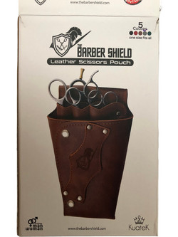 The Barber Shield δερμάτινη θήκη ψαλιδιού