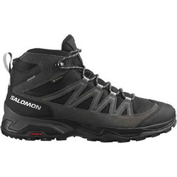Salomon X Ward Mid Ανδρικά Ορειβατικά Μποτάκια Αδιάβροχα Gore-Tex Γκρι L47181700