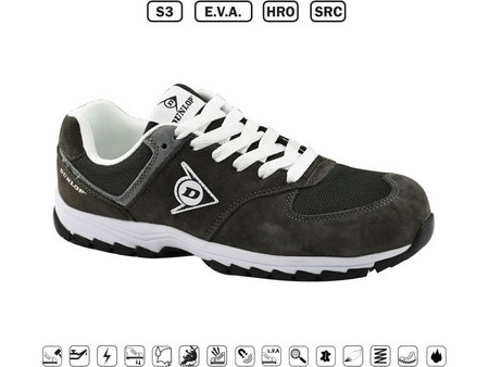Dunlop Flying Arrow Αθλητικά Παπούτσια Ασφαλείας S3 Αδιάβροχα Γκρι