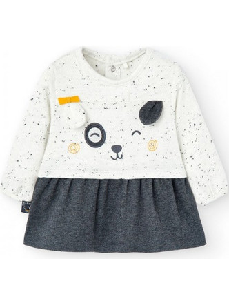 BOBOLI Knit dress for baby girl -BCI - 137089 - ΚΟΡΙΤΣΙ - OFF WHITE