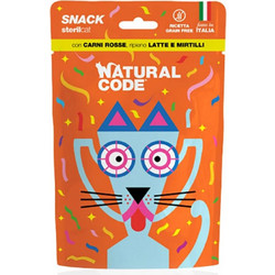 Natural Code Adult Sterilcat Grain Free Κόκκινο Κρέας & Μύρτιλο 60gr