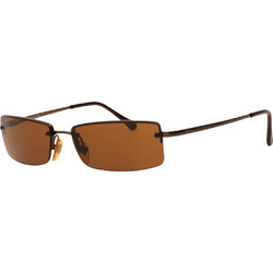 Persol PO2193S 618/73 Ανδρικά Γυαλιά Ηλίου Ορθογώνια Μεταλλικά Καφέ με Καφέ Καθρέπτη Φακό