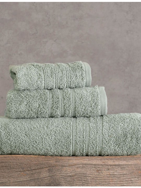 Σετ πετσέτες 5 τεμ. ARIA GREEN-GREY, RYTHMOS HOME