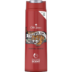 Old Spice Tigerglaw Σαμπουάν & Αφρόλουτρο για Επανόρθωση 400ml