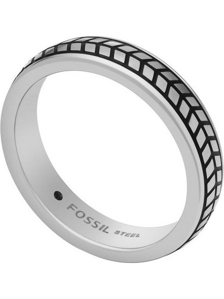 Fossil Γυναικείο Δαχτυλίδι Βεράκι από Ατσάλι Ασημί JF04099040