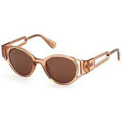 Max & Co CO0069 45e Γυναικεία Γυαλιά Ηλίου Οβάλ Μεταλλικά Καφέ με Καφέ Polarized Φακό