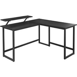 Vasagle Γωνιακό Γραφείο Ξύλινο 140x130x91.5cm LWD56BK