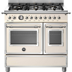 Bertazzoni HER96L2EAVT Κουζίνα Ηλεκτρική 91lt με Εστίες Αερίου 89.5cm