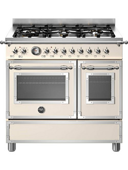 Bertazzoni HER96L2EAVT Κουζίνα Ηλεκτρική 91lt με Εστίες Αερίου 89.5cm