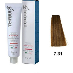 Faipa Three Color 7.31 Μεσαία Άμμος Μόνιμη Βαφή Μαλλιών 120ml