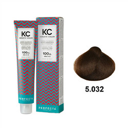 Faipa Perfecta Creme Color Pro Line 5.032 Καστανό Ανοιχτό Σοκολατί Ημιμόνιμη Βαφή Μαλλιών Χωρίς Αμμωνία 70ml