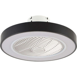 InLight Chilko Ανεμιστήρας Οροφής 50cm 36W με Φως & Τηλεχειριστήριο Μαύρος