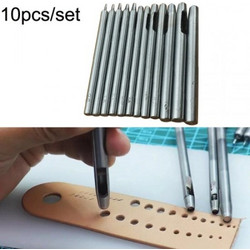 10 τμχ/σετ Σετ ζωνών στρογγυλής διάτρησης DIY εργαλειοθήκη ζωνών DIY