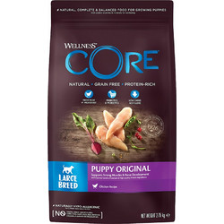 Wellness Core Original Large Breed Puppy Grain Free with Turkey & Chicken 2.75kg