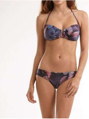Insight Bikini Set Strapless Ανθρακί 2H6212