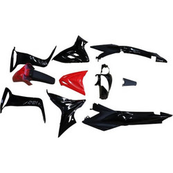ΚΙΤ ΠΛΑΣΤΙΚΑ MODENAS GT135 ΚΟΚΚΙΝΑ ΜΑΥΡΑ (10ΤΜΧ)