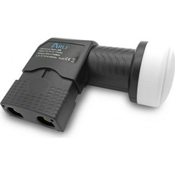 LNB (μάτι) ARLI TWIN 0,1db UNIVERSAL χαμηλής κατανάλωσης κατάλληλο για ψηφιακές HDTV 3D και 4Κ - AS-35.35.005