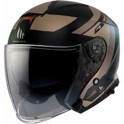 MT Thunder 3 SV Jet Modulus Matt Black / Sand Κράνος Μηχανής Jet 1450gr