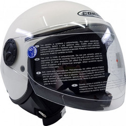 Corsa CX81 White Κράνος Μηχανής Jet 1000gr