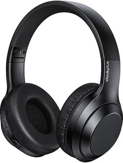 Lenovo TH10 Ασύρματα Bluetooth Ακουστικά Over Ear Μαύρα