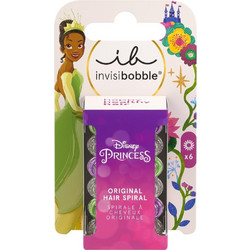 Invisibobble Original Hair Spiral Disney Princess Tiana 6 τεμάχια