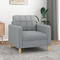 vidaXL Πολυθρόνα Γκρι 359075