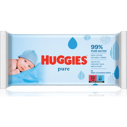 Huggies Pure Μωρομάντηλα με Νερό Χωρίς Άρωμα 56τμχ