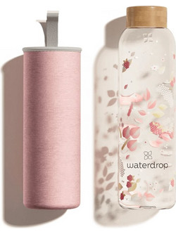 Waterdrop Glass Edition γυάλινο μπουκάλι νερού Flair 1 τμχ