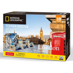 Puzzle CubicFun National Geographic Tower Bridge London 3D 120 Κομμάτια