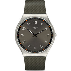 Swatch Skinearth Ανδρικό Ρολόι με Γκρι Καουτσούκ Λουράκι SS07S103