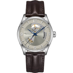 Hamilton Jazzmaster Ανδρικό Ρολόι Αυτόματο με Καφέ Δερμάτινο Λουράκι H32705521