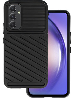 Powertech Thunder Back Cover Black (Samsung A54 5G)