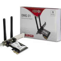 Inter-Tech DMG-31 Ασύρματη Κάρτα Δικτύου WiFi 4 300Mbps PCI-E
