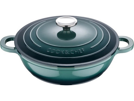 Bergner Excalibur Σωτέζα Αλουμινίου με Καπάκι 24cm