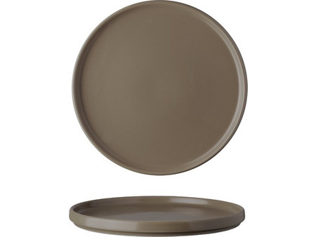 Lukanda Πιάτα Ρηχά Πορσελάνης Nature 22cm 6τμχ NAT3-VN-22