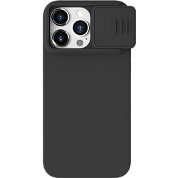 Nillkin Camshield Silky Silicone Back Cover Black (iPhone 15 Pro)