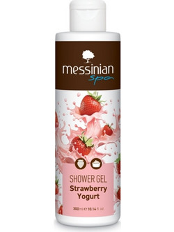 Messinian Spa Strawberry Yogurt Αφρόλουτρο σε Gel 300ml