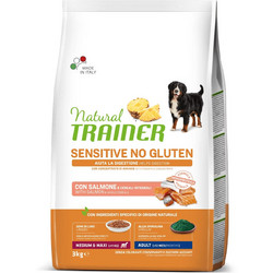Natural Trainer Sensitive No Gluten Adult Medium & Maxi Egg 3kg
