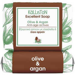 Kalliston Olive Oil Argan Oil Σαπούνι Scrub Σώματος 100gr