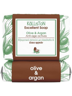 Kalliston Olive Oil Argan Oil Σαπούνι Scrub Σώματος 100gr